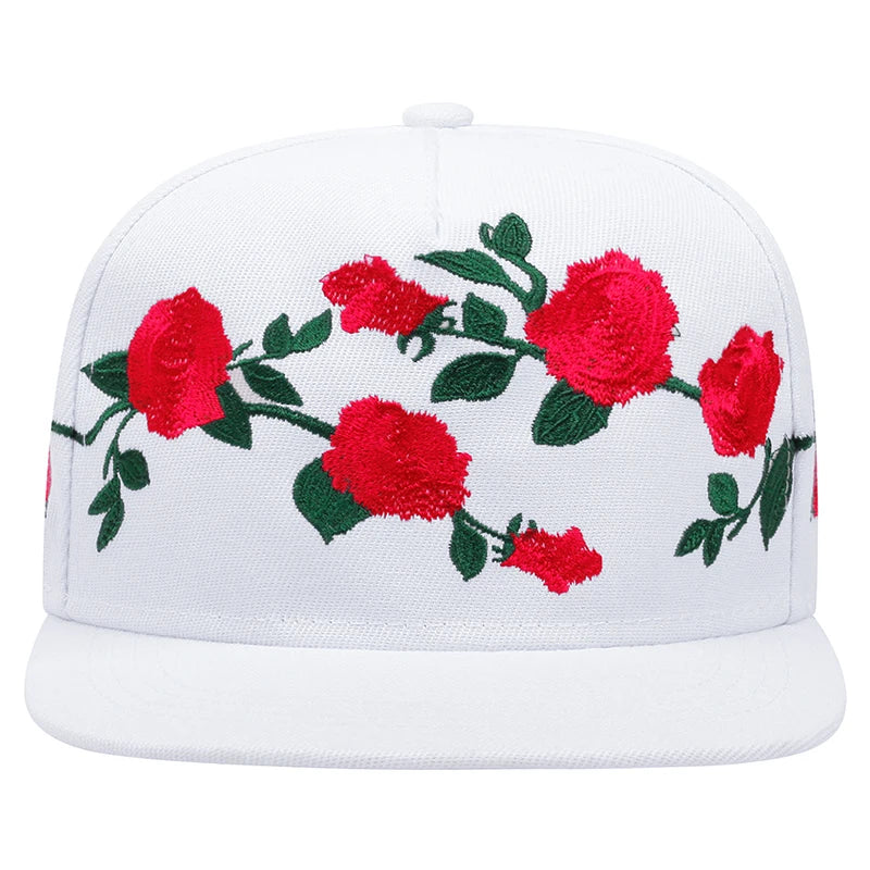 Harajuku Style Cotton Embroidered Hip Hop Adjustable Hat