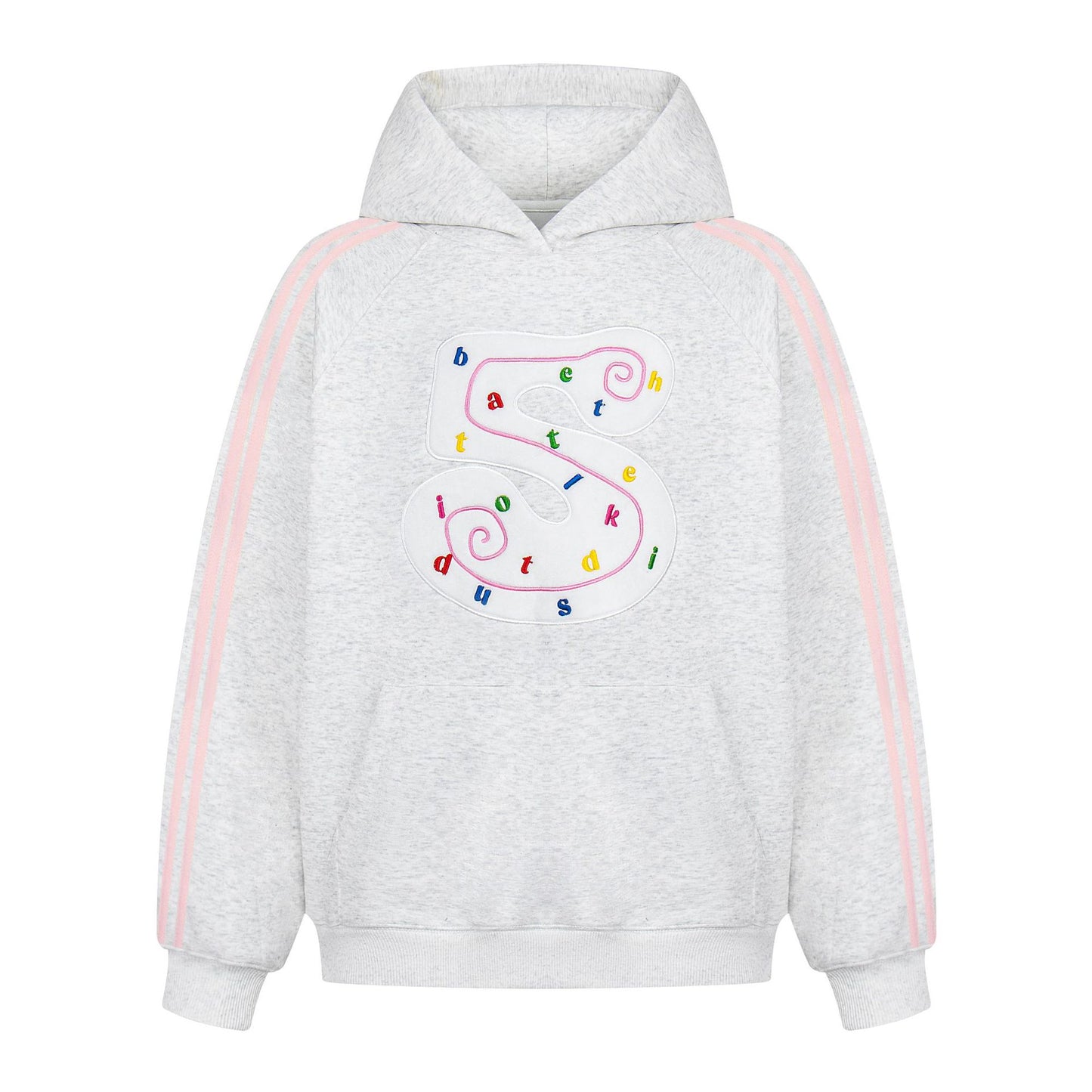 Retro Colorblock Three-Stripes Fleece Hoodie - Unisex