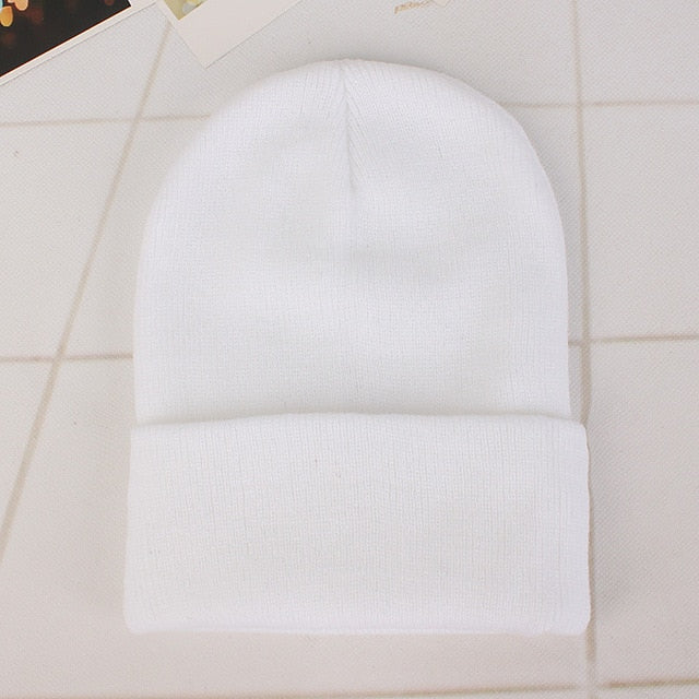 Cute Knitted Beanie Hat for Women - Harajuku Style Cap