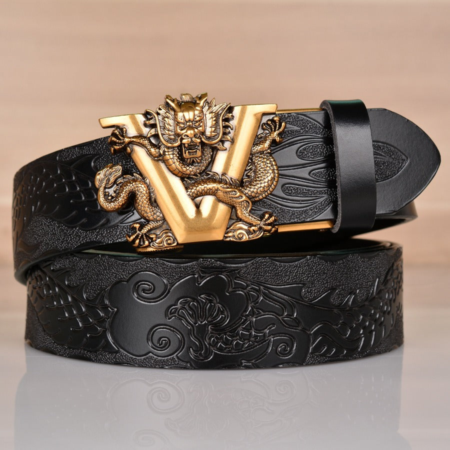 V-Dragon Automatic Buckle Belt - Harajuku Style