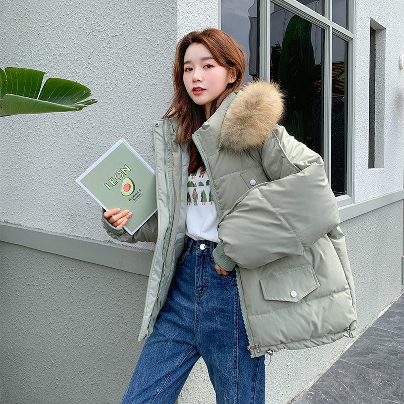 Harajuku Style Down Cotton Jacket - Thick & Playful