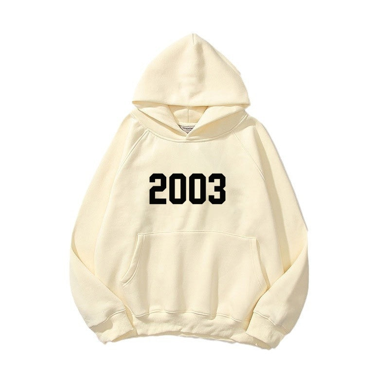 2003 Trendy Velvet Hoodie - Harajuku Style