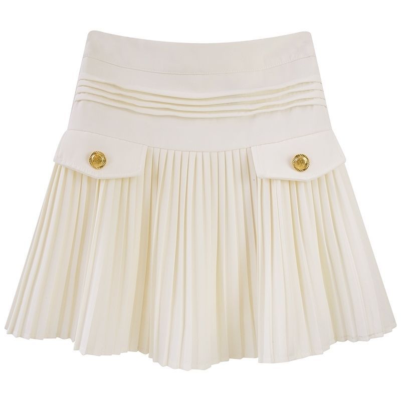 Harajuku Style Pleated A-Line Skirt for Women