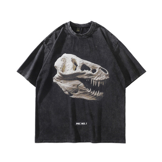 Playful Vintage Washed Cartoon Tee