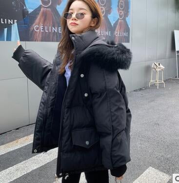 Harajuku Style Down Cotton Jacket - Thick & Playful