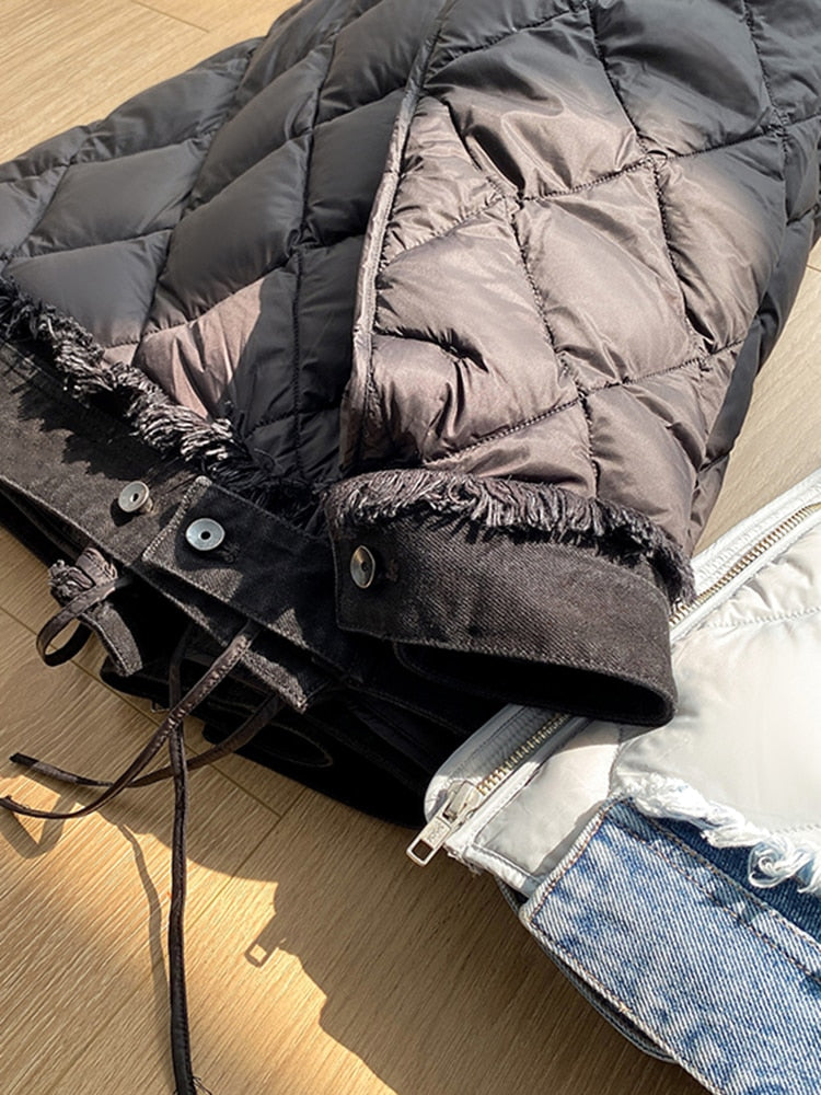Harajuku Style Winter Cotton Coat for Women