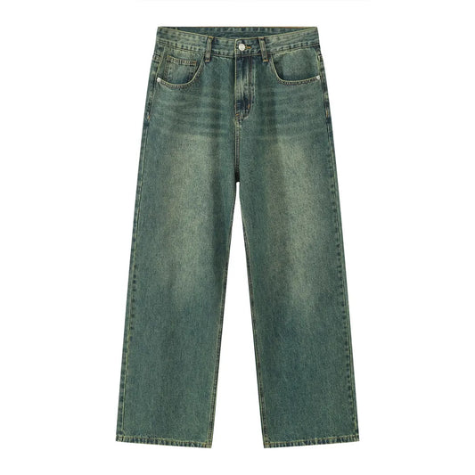 Playful Pocketed Baggy Jeans