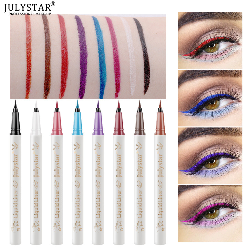 Harajuku Style Soft Tip Color Eyeliner - Waterproof Liquid Pen