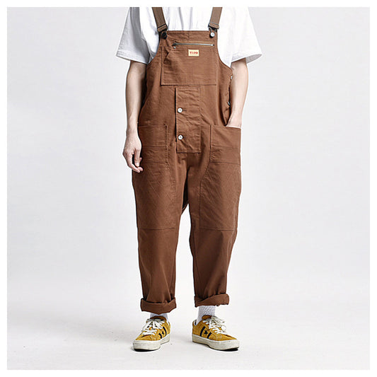 Ameri Multi-Pocket Tool Suspenders Trousers