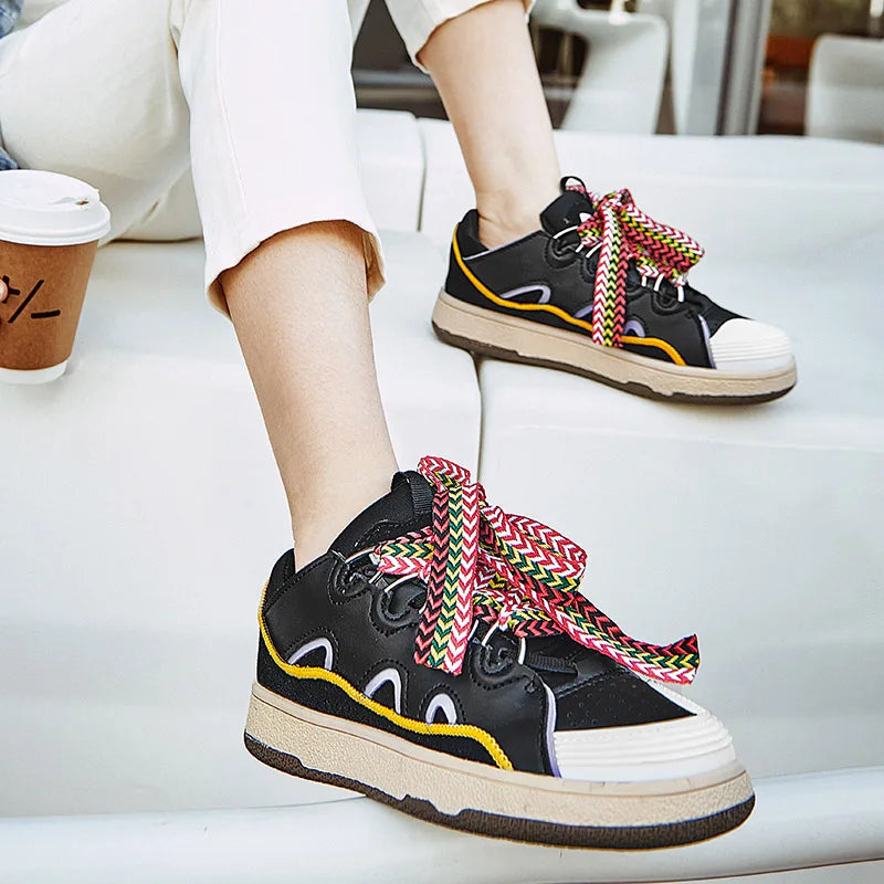 Luxury Leopard Print Sneakers for Women