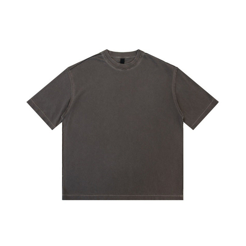 Harajuku Style Water Washed Distressed Loose Fit T-Shirt