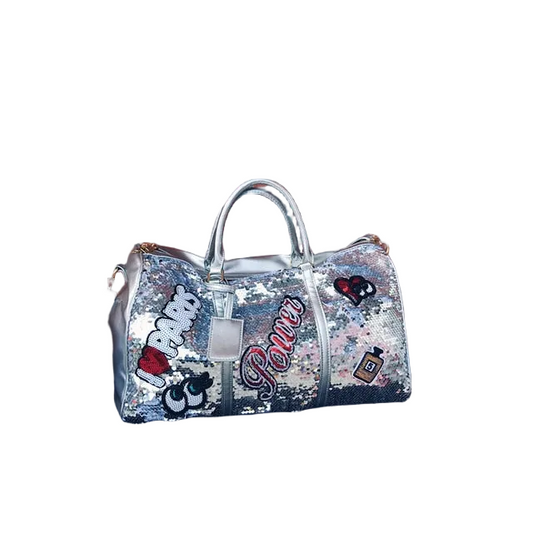 Playful Sequin Duffle Bag –  Travel Companion