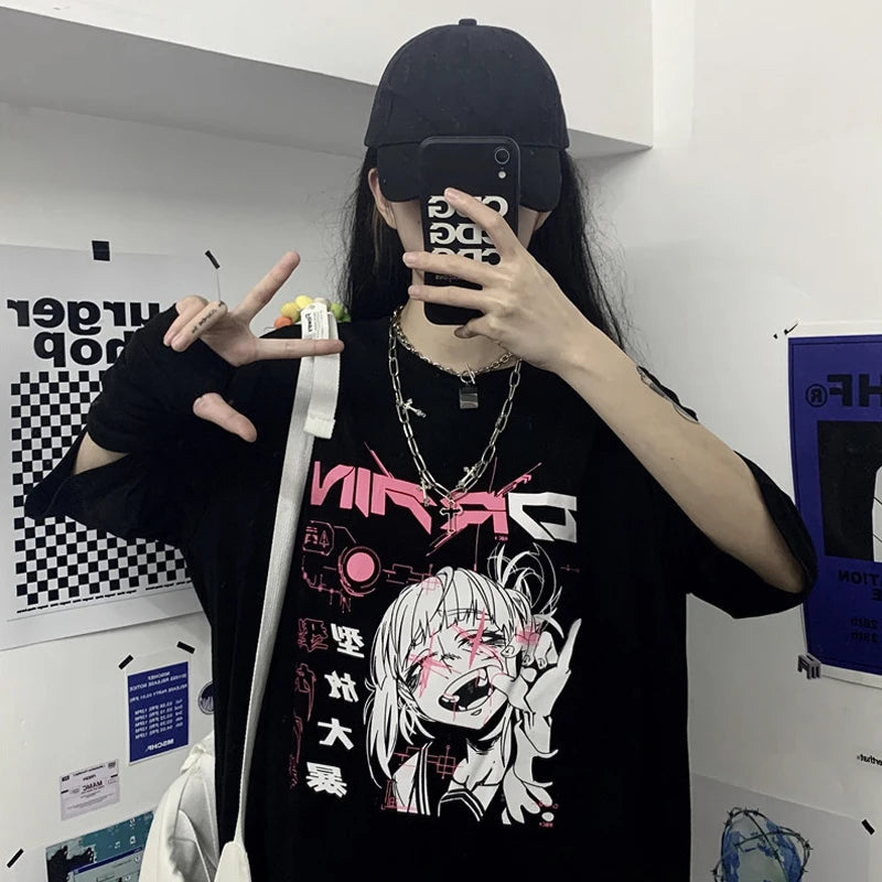 Kawaii Cartoon Harajuku Style Summer Top