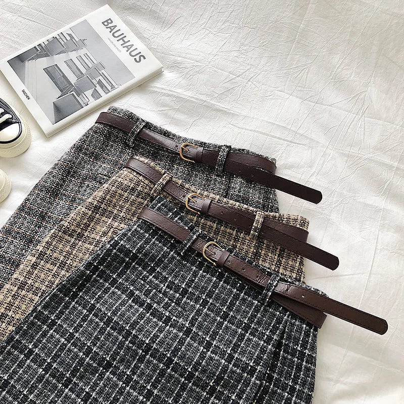 Korean Irregular A-Line Mini Skirt - Harajuku Style