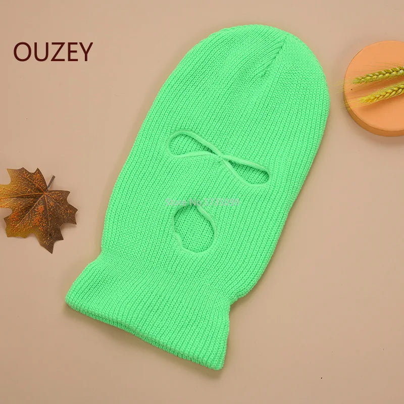 Full Face Cover Mask Balaclava Knit Hat