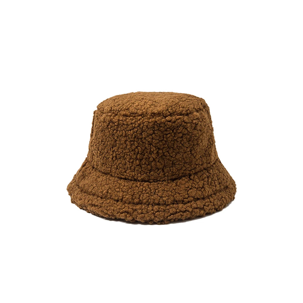 Playful Women's Knit Wool Bucket Hat - Versatile Fisherman Style
