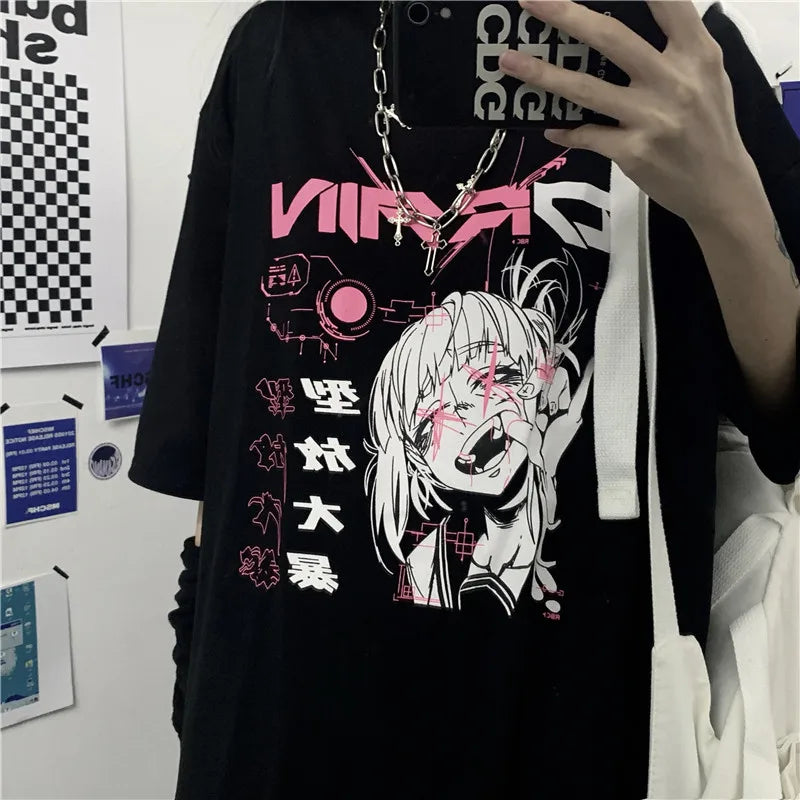 Kawaii Cartoon Harajuku Style Summer Top