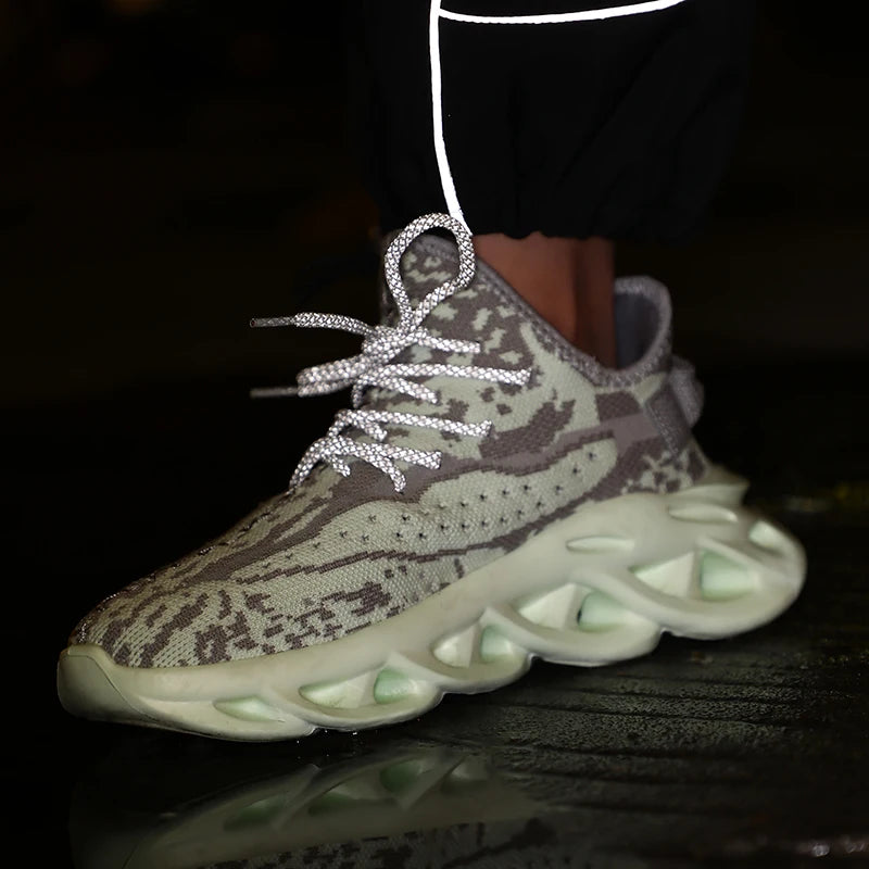 Harajuku Style Breathable Walking Sneakers for Men