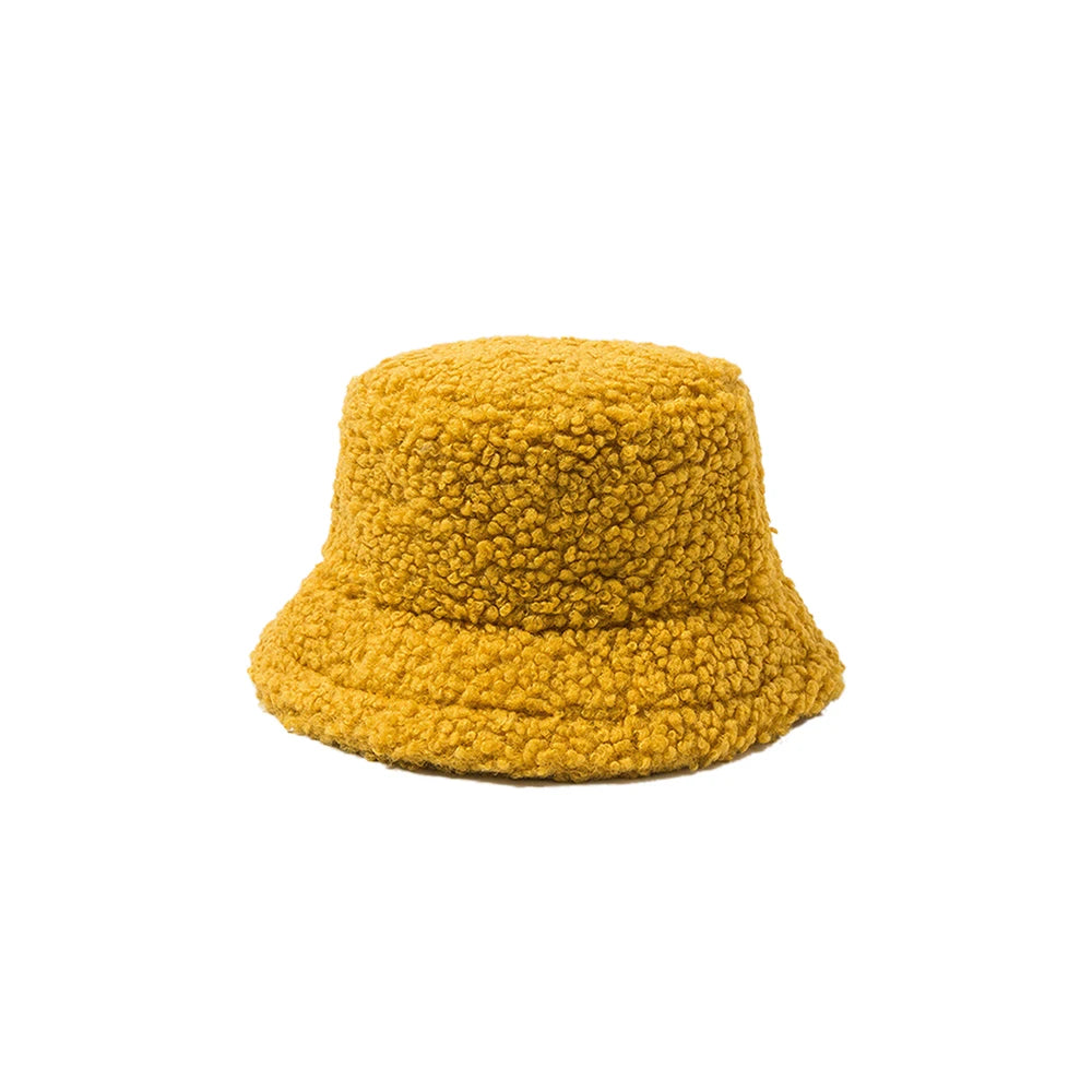 Playful Women's Knit Wool Bucket Hat - Versatile Fisherman Style