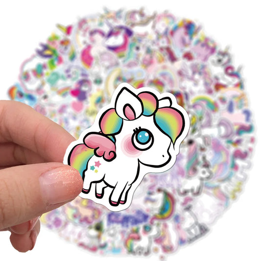 Cute Unicorn Cartoon Stickers Pack
