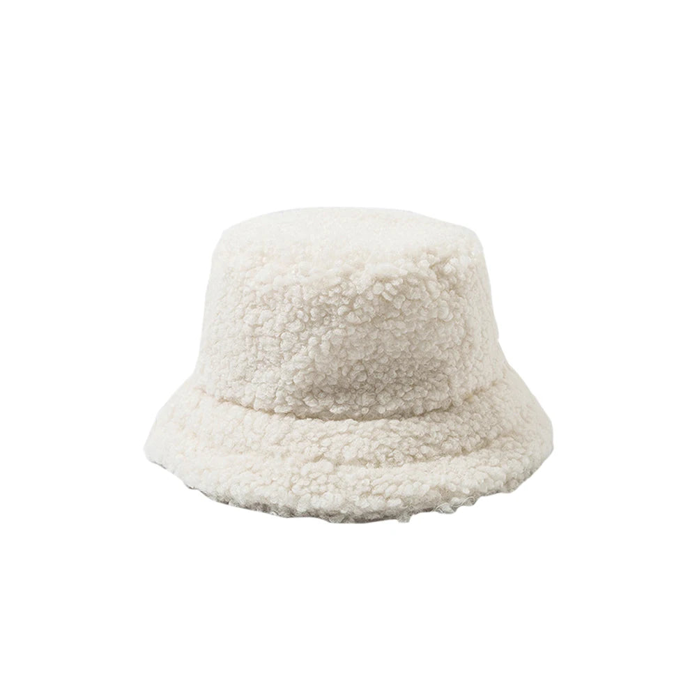 Playful Women's Knit Wool Bucket Hat - Versatile Fisherman Style