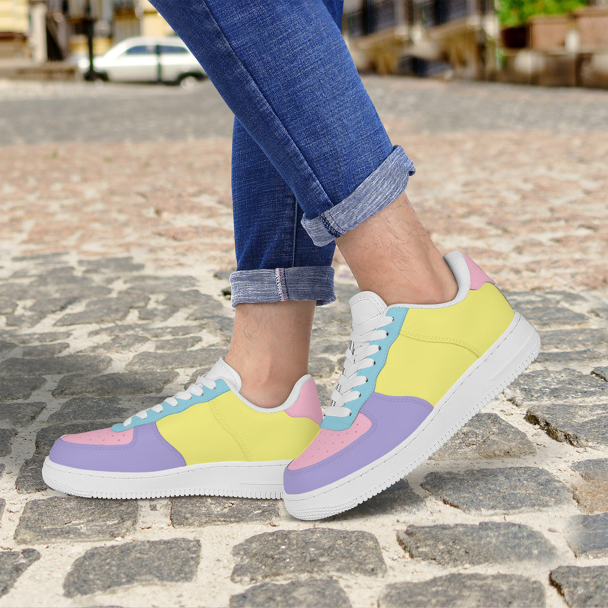 Pastel Low Top Harajuku Style Sneaker
