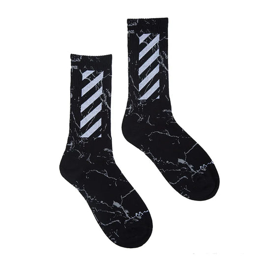 Harajuku Men's Crew Cotton Socks - Cool & Funny Skate Style