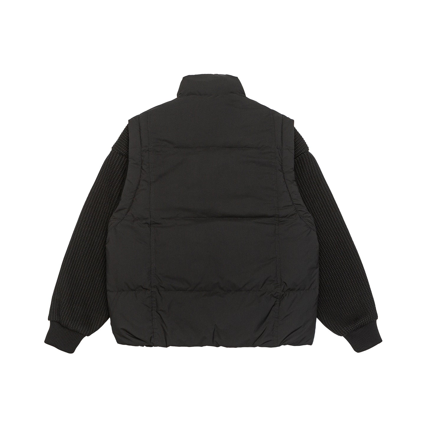 Removable Patchwork Stand Collar Down Jacket Coat