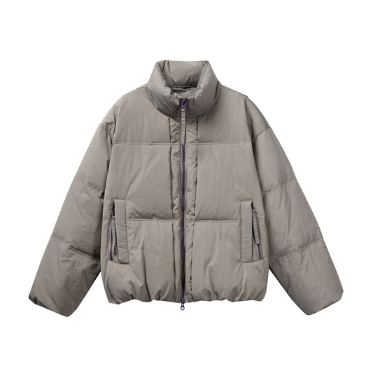 Casual Warm Down Jacket for Outdoor Use