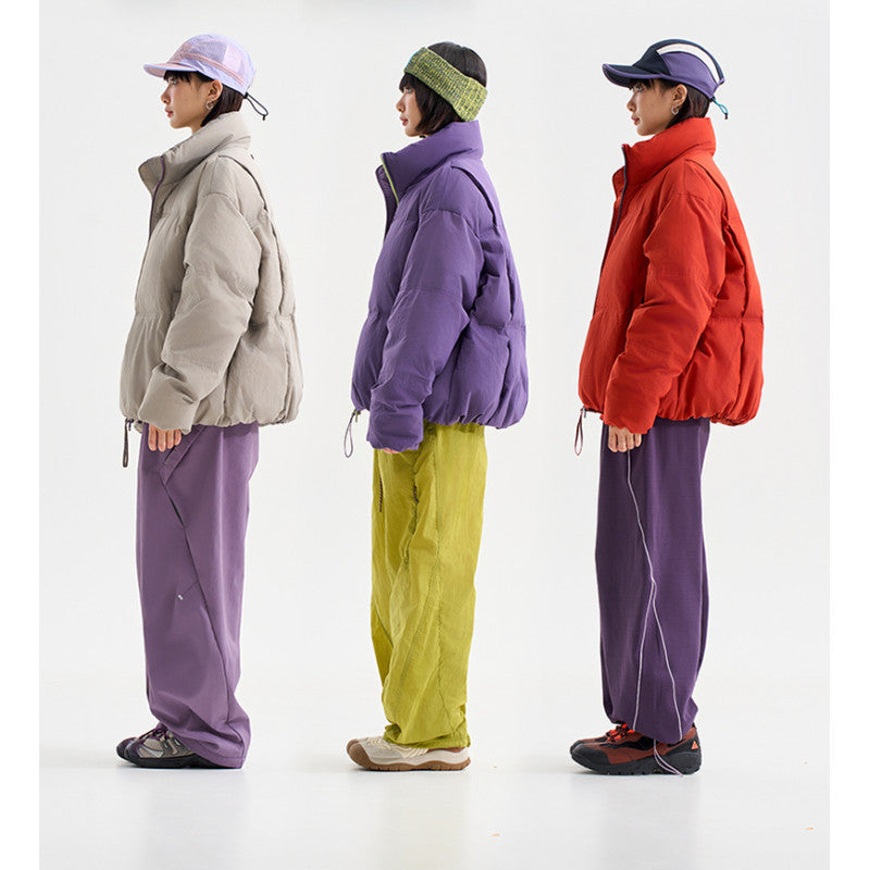 Casual Warm Down Jacket for Outdoor Use