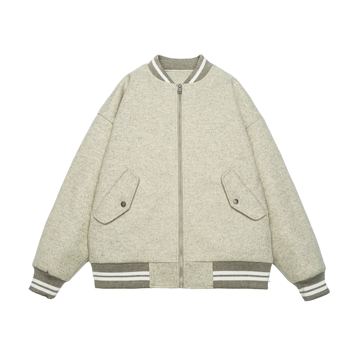 Retro Baseball Collar Down Jacket for Couples - Versatile and Warm Coat