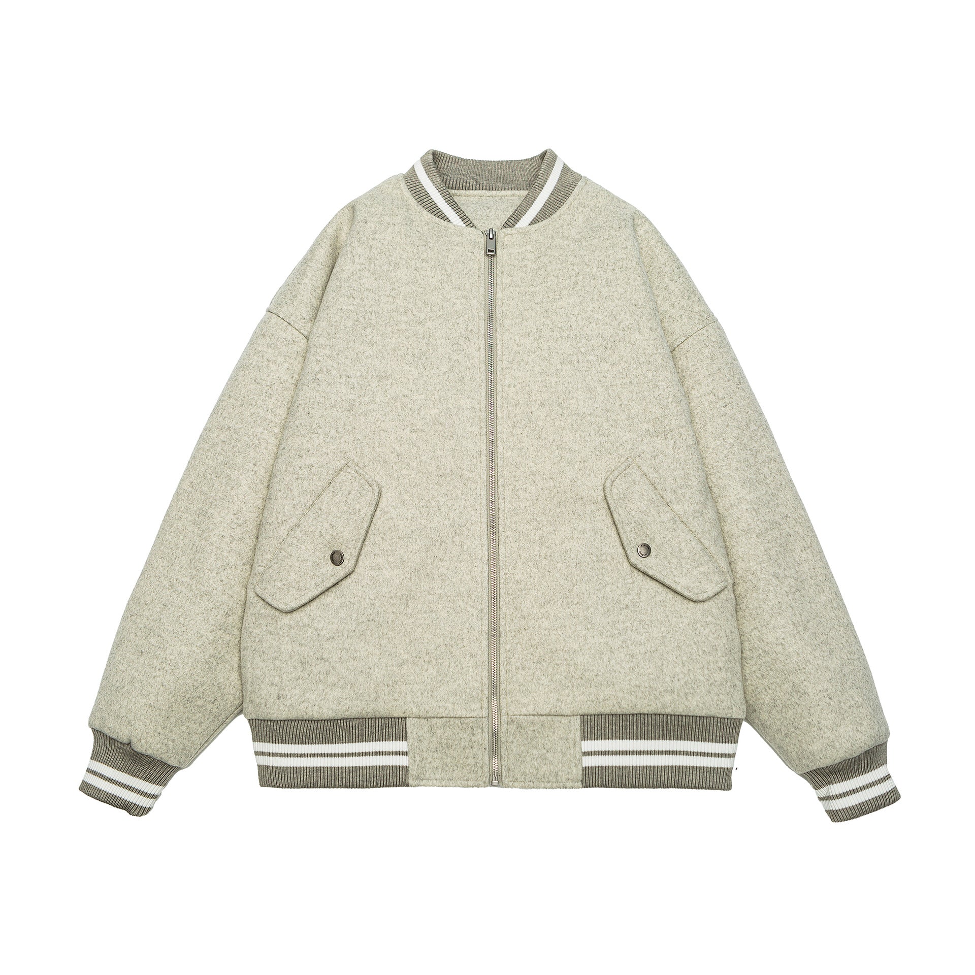 Retro Baseball Collar Down Jacket for Couples - Versatile and Warm Coat