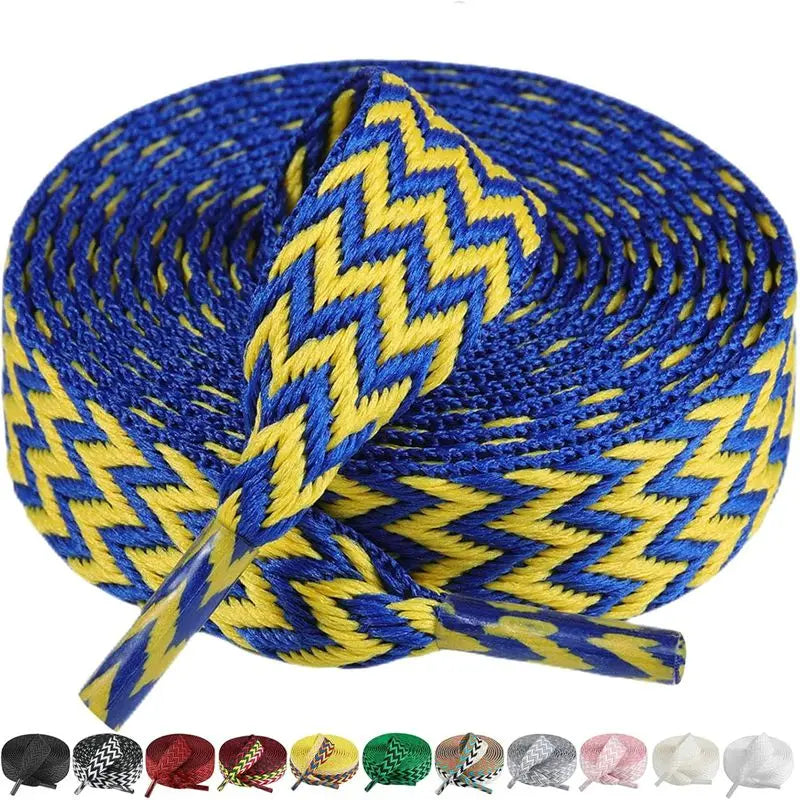 Thick Flat Sneaker Shoelaces 1.5cm