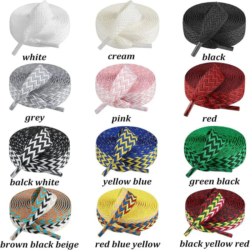 Thick Flat Sneaker Shoelaces 1.5cm