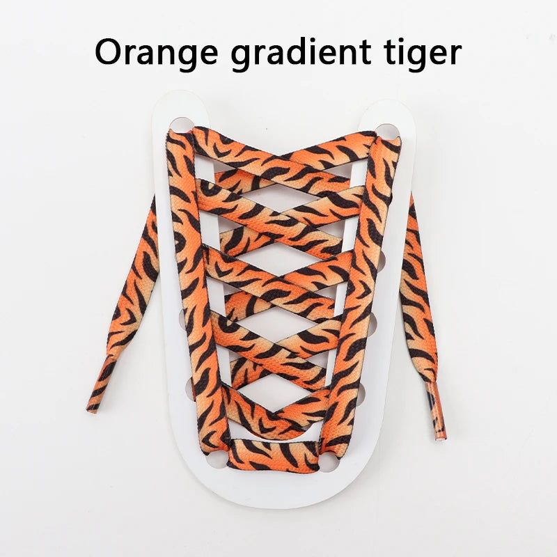 Animal Pattern Shoelaces for Sneakers