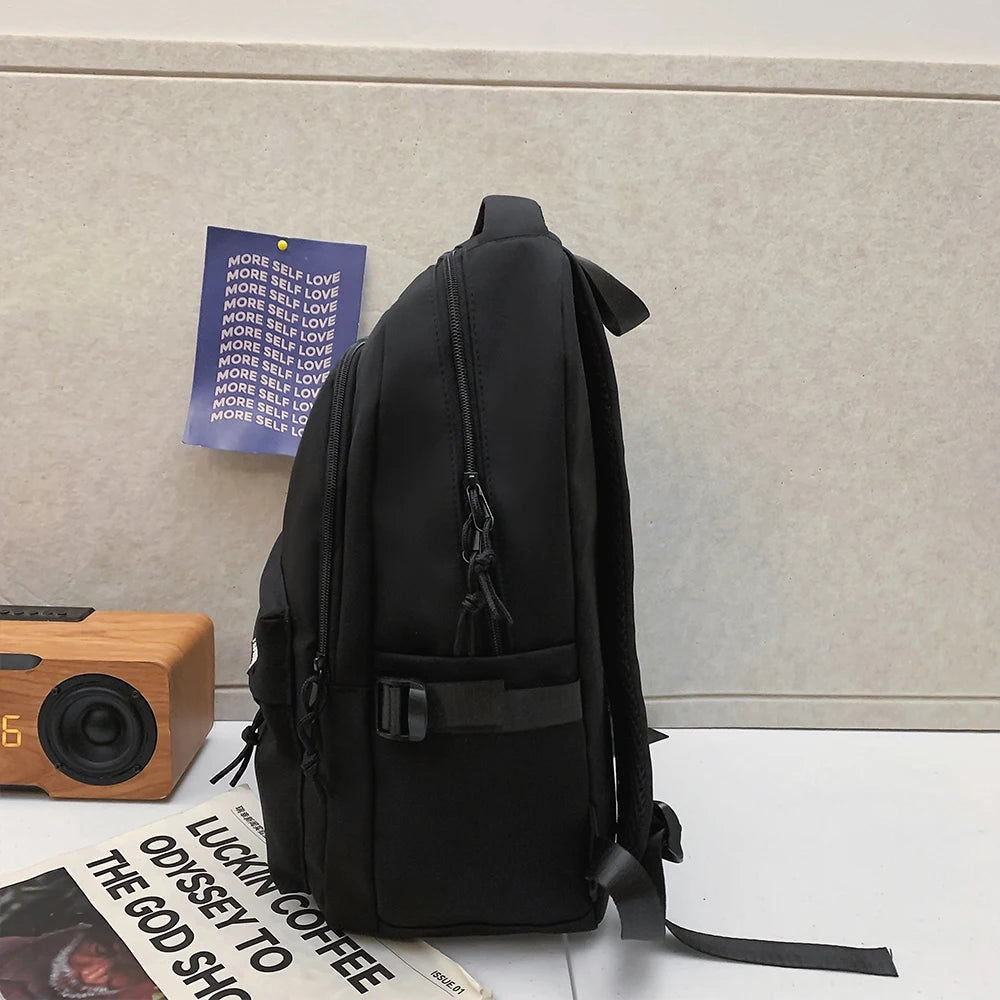 Large Capacity Solid Color Backpack