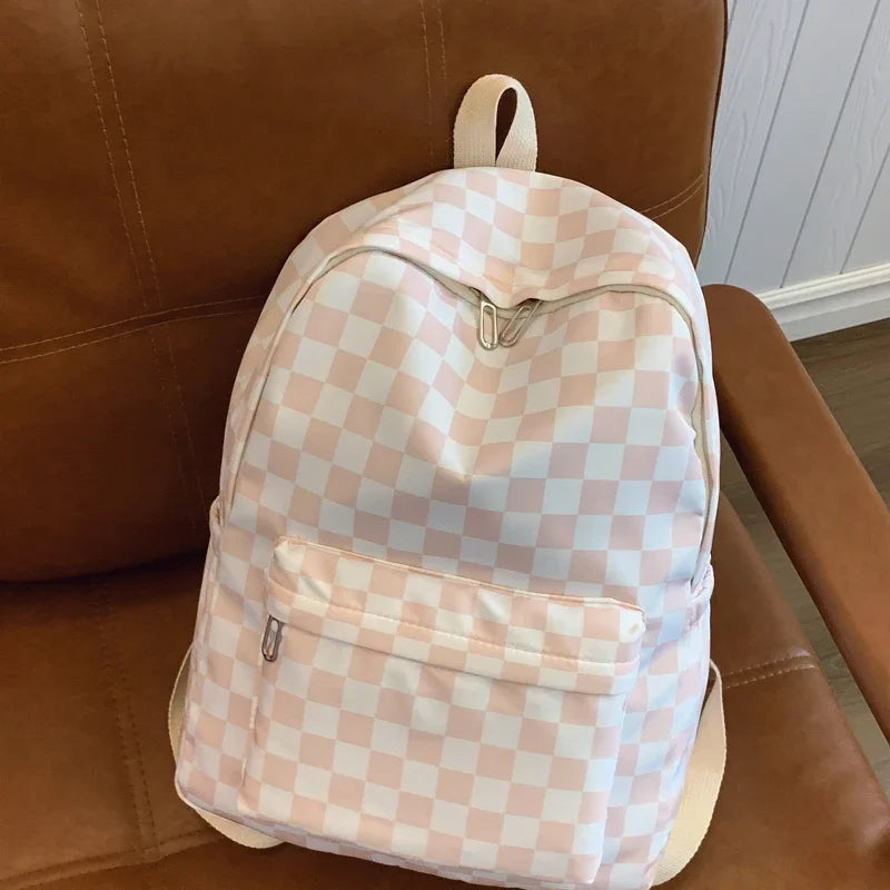 Checkered Backpack