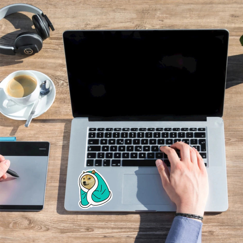 10/30/50pcs Funny Cartoon MEME Dog Stickers