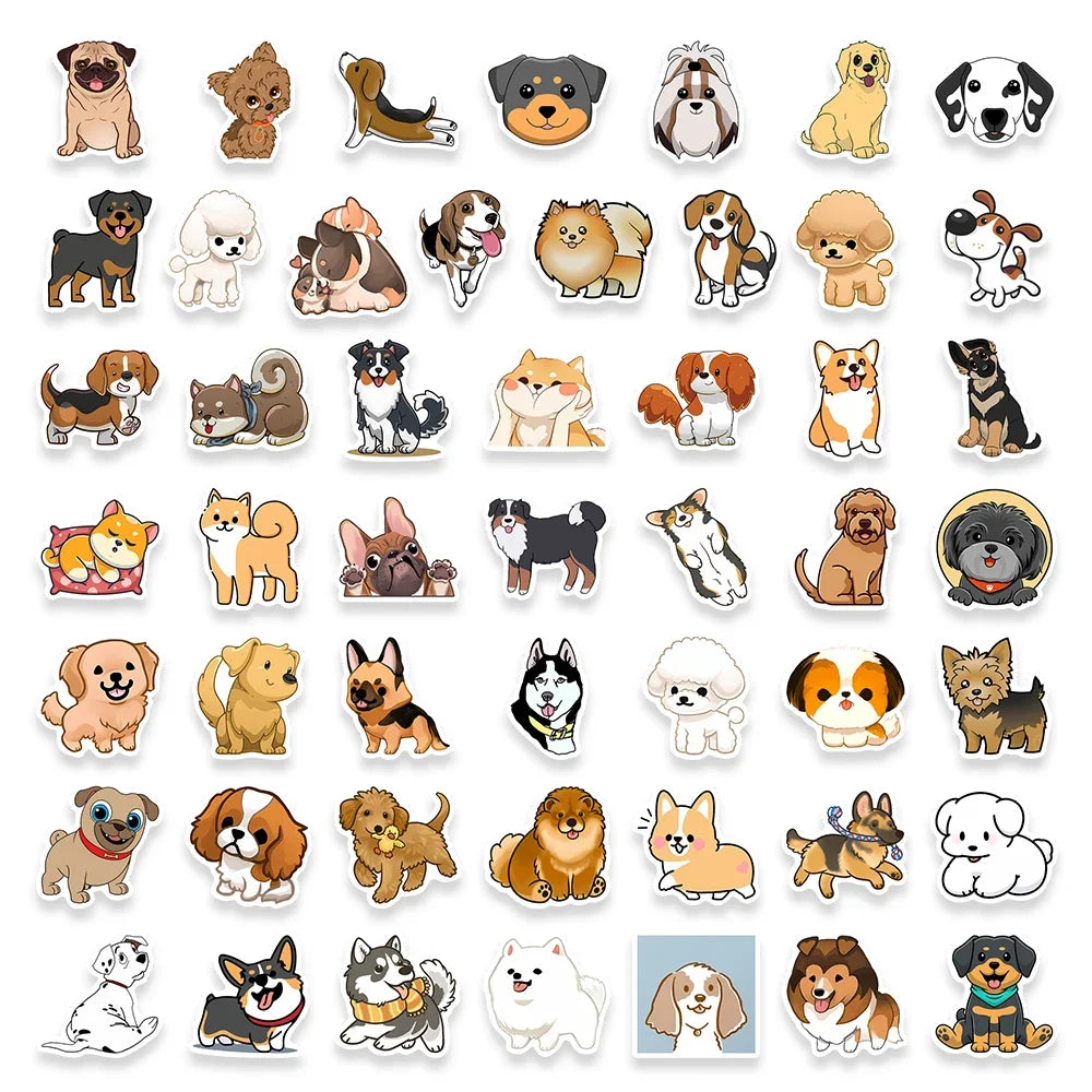 Kawaii Dog Cartoon Puppy Pet Stickers
