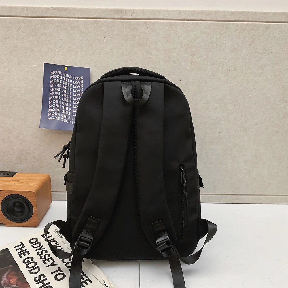 Large Capacity Solid Color Backpack