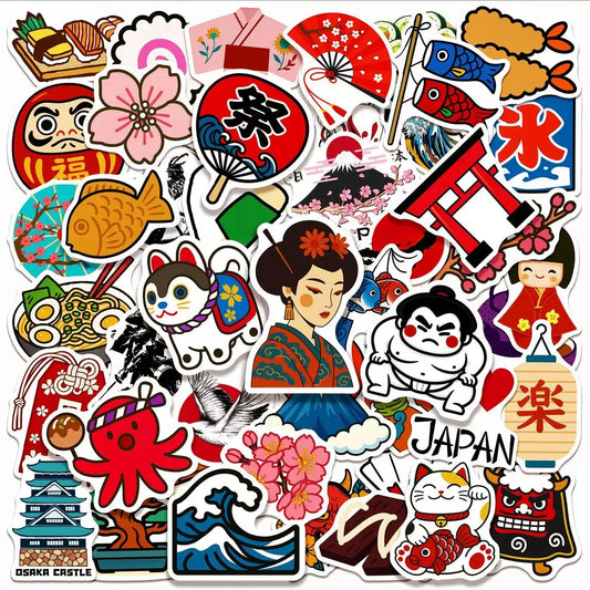 Japanese Style Traditional Culture Stickers