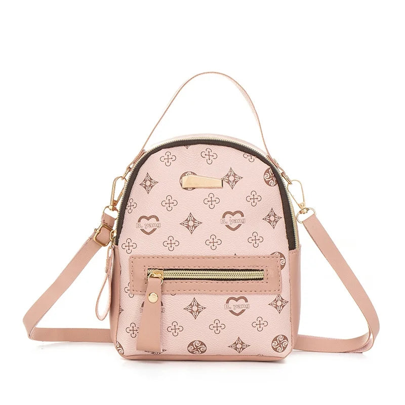 Luxury Leather Design Pattern Backpack for Women