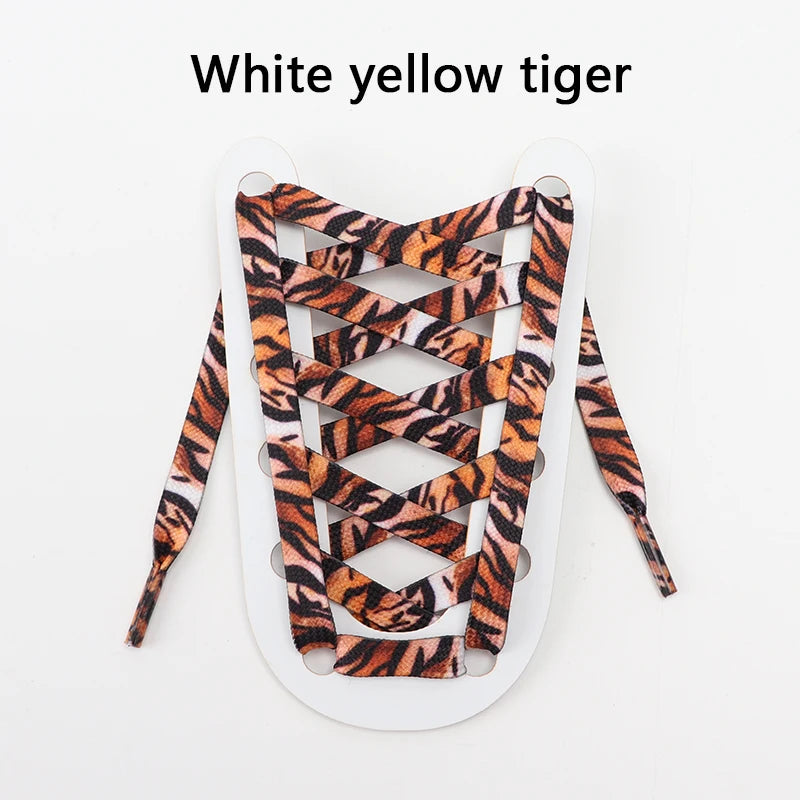 Animal Pattern Shoelaces for Sneakers