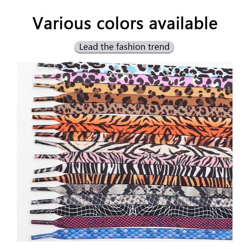 Animal Pattern Shoelaces for Sneakers