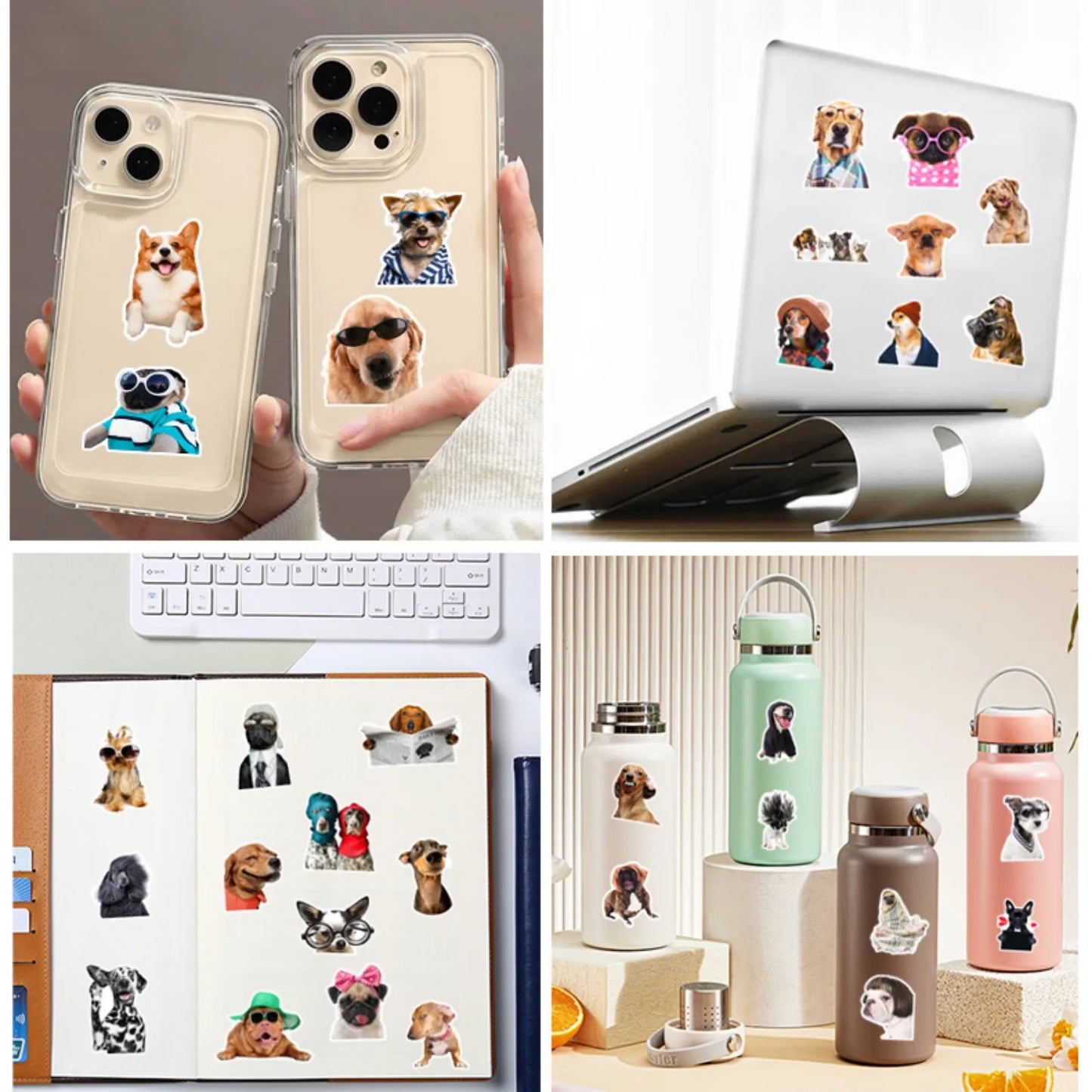 10/25/50pcs Funny Lovely Dog Meme Stickers