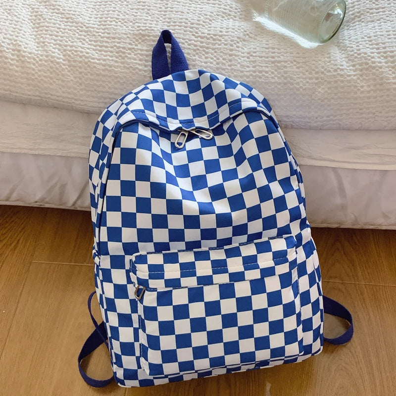 Checkered Backpack