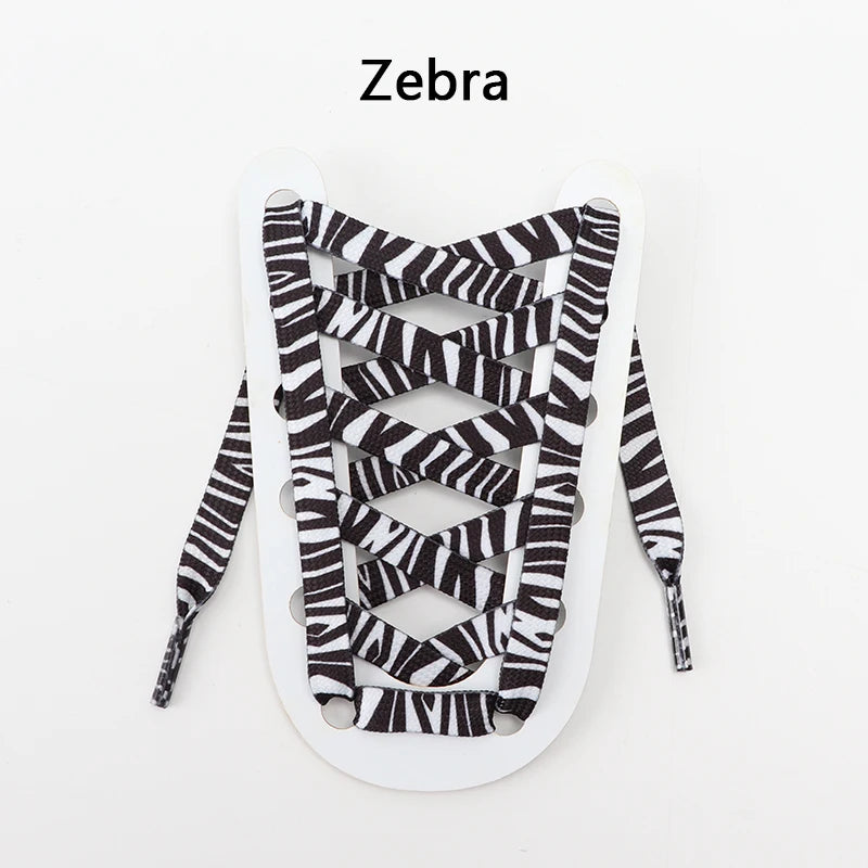 Animal Pattern Shoelaces for Sneakers