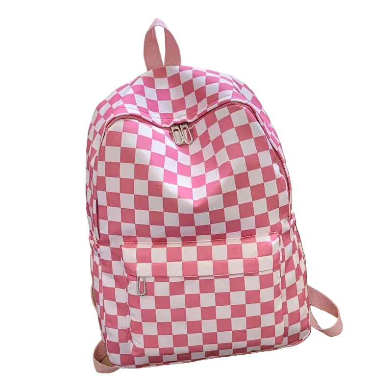 Checkered Backpack