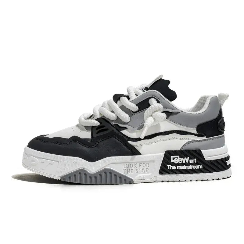 Skate Shoes - Non Slip Casual Lace Up Sneakers