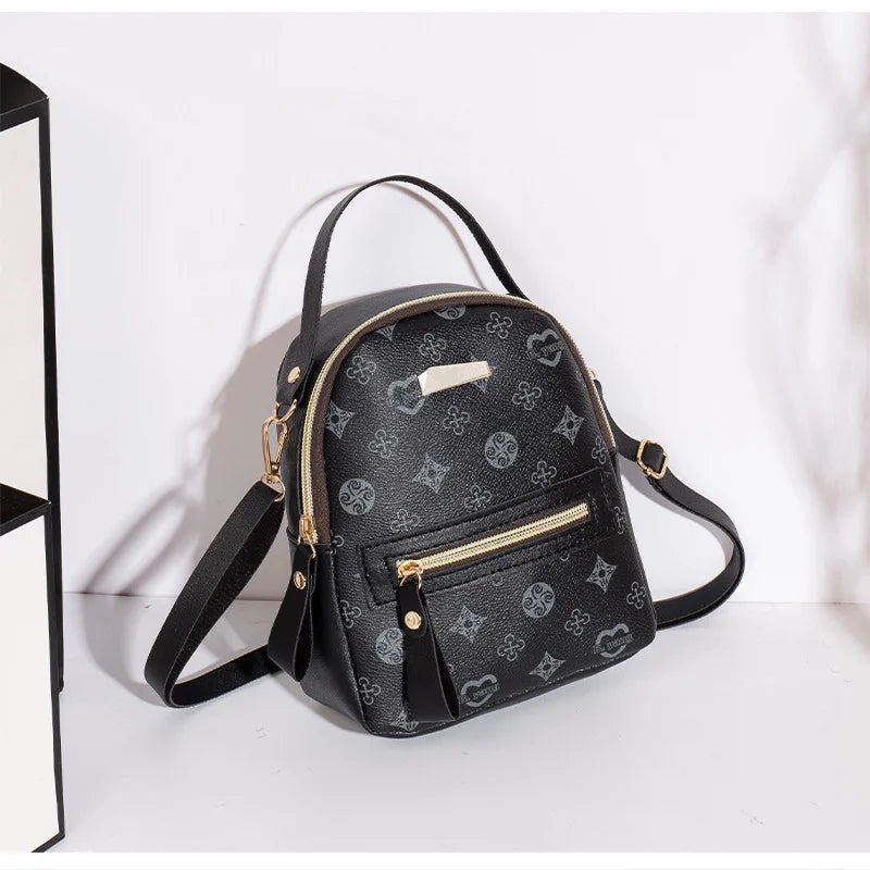 Luxury Leather Design Pattern Backpack for Women